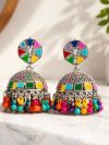Gulrang Meenakari Jhumka